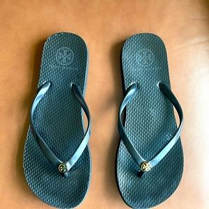 Tory Burch Black Flip flops Size 7
